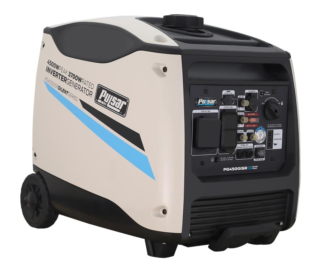 Pulsar PG2300iS 2,300W Portable Gas-Powered Inverter Generator with USB Outlet & Parallel Capability CARB Compliant 