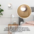 thumbnail image 3 of Detección De Luz Regulable Led Luz De Noche Enchufe Led Lámpara De Pared Atenuación Continua Brillo Luz De Pared Ajustable Para Dormitorio Estudio Cocina Blanco Sweethay HA013287-00, 3 of 7