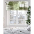 thumbnail image 5 of Abstract Art Valances for Windows Vintage Green Collage Oil Painting Texture Valance Rod Pocket Light Filtering Short Window Treatments Curtains for Kitchen Bathroom Living Room Bedroom, 42 x 18 Inch, 5 of 7