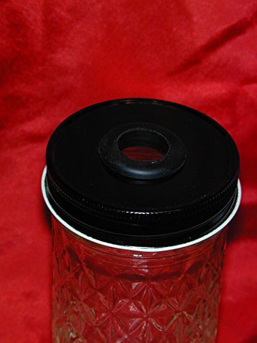Mason Jar Taper Candle Holder Converter Rustic Set of Classic Centerpiece 2 
