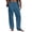 Sky Blue, variant on Mens Cotton Linen Pants Loose Fit Drawstring Elastic Waist Trousers with Deep Pockets Lightweight Beach Summer Fashion Pants 5XL