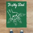 thumbnail image 2 of First Bump Dad Father Grandpa Personalized Blanket -Hands Of Family Members With Custom Kid Names Throw To Dad Grandpa Father's Day Christmas Xmas - Fleece-50x60, 2 of 4