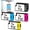 1 BK + 1 C + 1 M + 1 Y, variant on CMYi 712 Black Ink Cartridges Compatible with HP 712 - Designjet Studio, Studio Steel, Studio Wood Printers (2 Black)