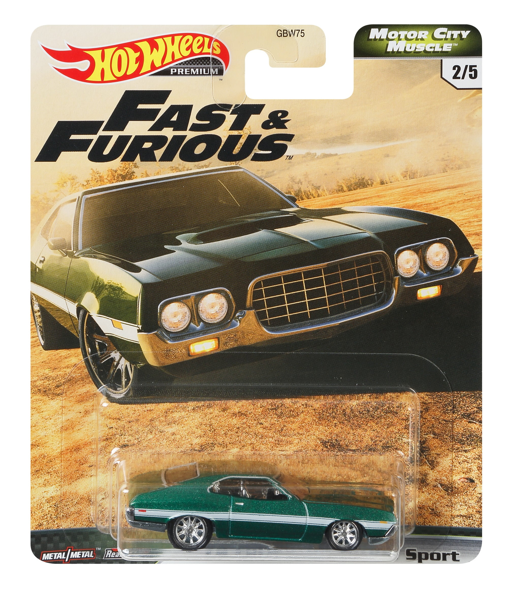 Hot Wheels 2020 Fast & Furious # 5/5 69 Ford Torino Talladega 