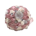 thumbnail image 1 of CUJM Bridal And Bridesmaid Bouquets Exquisite Bouquets And Silk Pearls Wedding Handmade Rhinestones U8r2 Sisters, 1 of 1