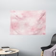 thumbnail image 1 of Light Pink Tapestry, Floral Background with Hazy Bubbles and Flower Icons Romantic Flourish Image, Wall Hanging for Bedroom Living Room Dorm Decor, 60W X 40L Inches, Light Pink, by Ambesonne, 1 of 2