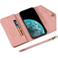 thumbnail image 2 of Wallet Case for Samsung Galaxy A53 5G, Crossbody Neck Strap Lanyard Purse Handbag Shoulder Strap Cover with ID Card Holder Phone Case for Samsung Galaxy A53 5G XK Rose Gold, 2 of 14