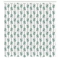thumbnail image 3 of Ambesonne Arrow Shower Curtain, Tribal Graphic Pattern, 69"Wx75"L, Black White Green, 3 of 5