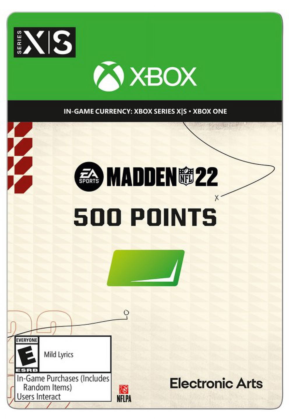 Madden NFL 22 500 Madden Points - Xbox [Digital]