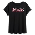 thumbnail image 2 of Marvel The Avengers - Cast - Women's Oversized Graphic T-Shirt, 2 of 5