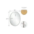 thumbnail image 3 of Design House Kenna 20" x 30" Round Wall Accent Mirror, 3 of 23