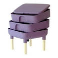 thumbnail image 2 of FCMP Outdoor Essential Living 6 Gallon Worm Composter Bin w/ 2 Trays, Plum, 2 of 8