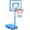 Blue, variant on Pool basketball stand and portable pool basketball stand, upgraded version of water basketball backboard stand, suitable for indoor and outdoor pools