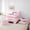 Pink Brown C, variant on Erosebridal Girls Black Pink K Letter Monogrammed Twin Bedding Sets 7-Piece,Kids Cheetah Print Bow Tie Bedding Comforter Set,Pink Reversible