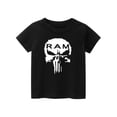 thumbnail image 4 of 2024 Nueva camiseta de moda para niños, ropa para niños de manga corta en blanco y negro, camiseta con estampado de roca para niños y niñas, 4 of 5