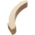 thumbnail image 6 of Ekena Millwork 3"W x 16"D x 16"H Lafayette Rough Cedar Woodgrain TimberThane Knee Brace, Primed, 6 of 6