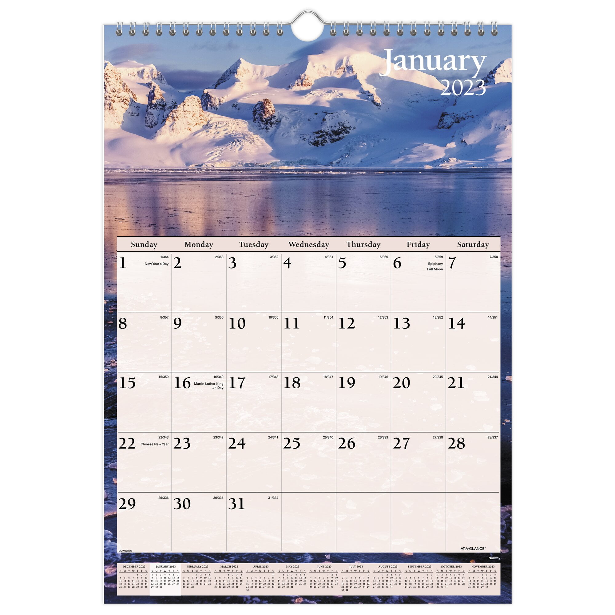 AT-A-GLANCE Scenic 2023 Wall Calendar Medium 12 x 17 - Wall Calendars