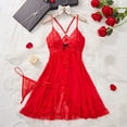thumbnail image 2 of Levmjia Women's Lace Sleepwear Set Sleeveless Nightgown and Panties Two Piece Outfit For Women Soft Comfortable Sleepwear For All Seasons, 2 of 7