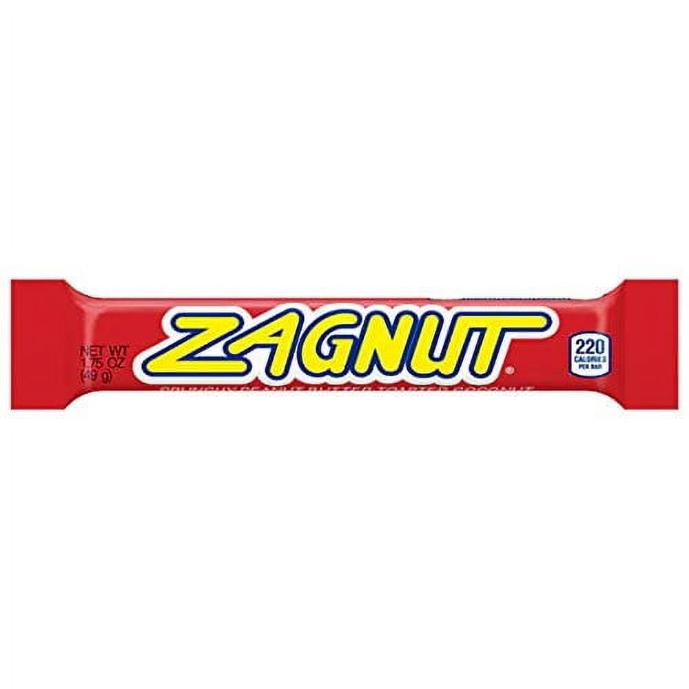 Zagnutt Peanut Butter Coconut 1.5 Oz Candy Bars, Multiple Pack Box PACKAGED BY CANDY CABIN 12 Pack