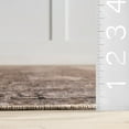 thumbnail image 2 of Bayberry Spill Proof Vintage Machine Washable Area Rug, 2' 6" x 10', Runner, Bayberry Brown, 2 of 9