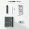 thumbnail image 7 of Nicpro 2 PCS Mechanical Pencil 0.5mm & 0.7 mm with Case, MP1000 Metal Artist Pencil Set with 6 Tubes HB Lead Refills, 3 Erasers, 9 Eraser Refills, Black, 7 of 7