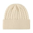 thumbnail image 2 of PureCasa Knit Hats Beanies for Women Winter Pom Beanie Men Or Women Beanies Cable Knit Beanie Hat for Running Cycling Snow Ski Beanie, 2 of 3