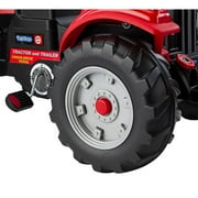 Peg Perego Case IH جرار وجرافة دواسة مقطورة
