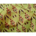 thumbnail image 4 of oneOone Silk Tabby Fabric Argyle Style Ikat Print Fabric BTY 42 Inch Wide, 4 of 4