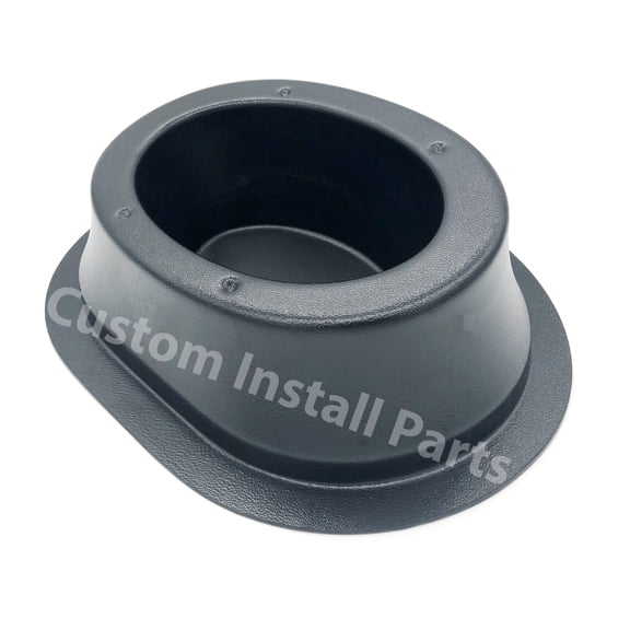 Custom Install Parts Single Universal Angled Deep Speaker Pod Enclosure for the Installation of 6x9 Inch Speaker