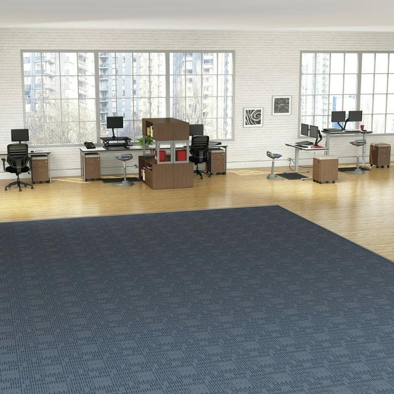 Aspen Creative Anti-Fatigue Floor Mat, Tread Plate Pattern 24x36x2/3 - 24x36 - Marsala 18003-41