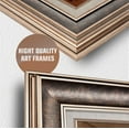 thumbnail image 2 of The Last Supper by Da Vinci The World Classic Art Reproductions,Giclee Prints Framed WallArt for Home Decor,Image With Liner Size:30x16inches,Faux Wood Gran With Silver Edge Framed Size:35.5x21.5, 2 of 8
