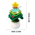 thumbnail image 3 of TERGAYEE Mini Crochet Christmas Tree Yarn Potted Ornament, Mini Christmas Tree Desk Decor Christmas Decorations Christmas Gifts for family, 3 of 4