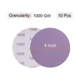 thumbnail image 2 of 10 Pack 4-Inch Purple Sanding Discs 1000 Grits Hook & Loop Professional Aluminum Oxide Sandpaper, 2 of 6
