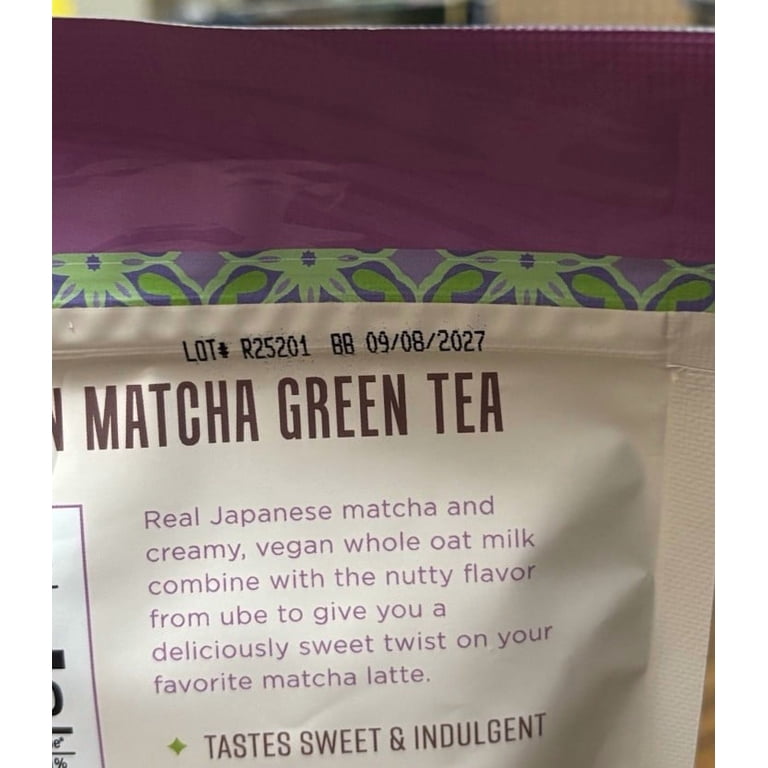 Karma Kitchen Ube Matcha Latte Mix with Whole Oat Milk, Japanese