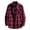 Z02 Red, variant on Mens Flannel Shirt Long Sleeve Fashion Casual Collar Regular Fit Plaid Shirt Lightweight Versatile Fall Button Classic Basic Tops With Pocket Light Blue XXL