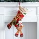 thumbnail image 3 of Jumbo Christmas Stockings Santa Snowman Reindeer Legs Large Holiday Decorations for Fireplace Mantle Tree Hanging Festive Party Gift Bags Family Home Xmas Celebration, 3 of 5