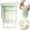 Green, variant on Blecry Greek Yogurt Filter with Lid, Reusable Strainer for Making Thick Greek Yogurt, Cheese & tofu, Small Kitchen tool, White