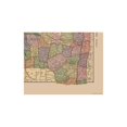 thumbnail image 2 of Historic State Map - New York - Hammond's Atlas 1910 - Vintage Wall Art, 2 of 4