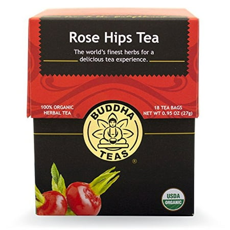 Rosehips Tea - Organic Herbs - 18 Bleach Free Tea (Best Tasting Black Tea)