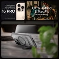 thumbnail image 2 of Funda Spigen Ultra Hybrid S MagFit para iPhone 16 Pro Frost Grey, 2 of 7