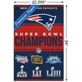 thumbnail image 4 of NFL New England Patriots - Champions 23 Wall Poster, 22.37" x 34", 4 of 4