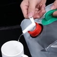 thumbnail image 3 of Bolsa de contenedor de tanque de agua plegable de 20L con grifo, portador de agua de camping plegable portátil transparente para oficina, camping, jugo, cócteles TUNC Sencillez, 3 of 5