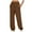 Brown, variant on Lovskoo Sweatpants Women Closed Bottom Baggy Joggers Leisure Time 2023 Trendy Pants with Pockets Black