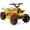 Yellow, variant on 6V Electric Ride-On ATV Quad, 4-Wheel Low-Speed Vehicle with LED Lights, Music, Rechargeable Battery, 1-2 Hour Playtime, 55 lbs