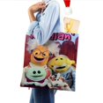 thumbnail image 4 of Nanalan Bolso de tela con estampado de lienzo para mujer, bolsa de compras reutilizable y estética, con cremallera interior, regalo para mujer,40*40cm., 4 of 6