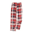 thumbnail image 2 of Vetsdori Womens Flannel Pajamas Pants Comfy and Cozy Pj Bottoms Pockets Fleece,Elastic Waist Home Lounge Pants for Women Plaid, 2 of 8
