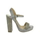thumbnail image 2 of SANDALIAS DE VESTIR LEON MUJER PLATA SINTETICO 444417 LEON  444417p, 2 of 4