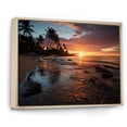 thumbnail image 2 of Designart "Over The Dominican Sunrise painting" Nautical & Beach Floater Framed Wall Decor, 2 of 7