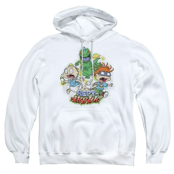 Rugrats Tommy and Chucky Rept-Ahhhhh! Unisex Adult Pull-Over Hoodie