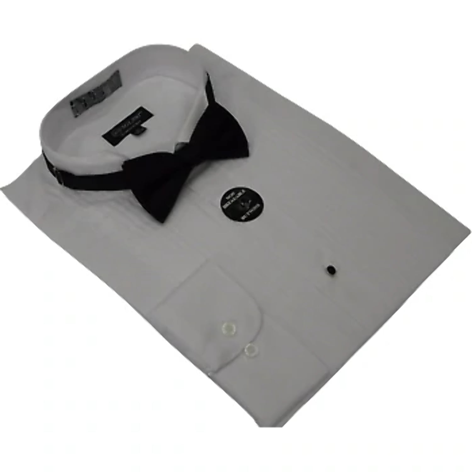 Milani Mens Tuxedo Shirts with French Cuffs and Bow Tie Milani Mens Tuxedo Shirts with French Cuffs and Bow Tie